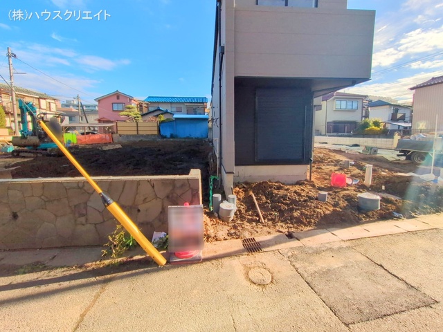 千葉県市川市香取1丁目の新築戸建て外構写真 2025年12月15日撮影