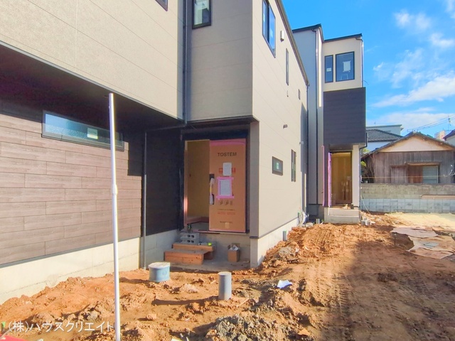 千葉県市川市香取1丁目の新築戸建て外構写真 2025年12月15日撮影