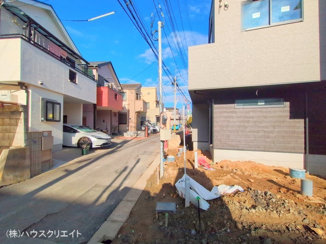 千葉県市川市香取1丁目の新築戸建て外構写真 2025年12月15日撮影