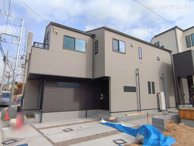 千葉県市川市香取1丁目の新築戸建て完成写真 2026年2月23日撮影