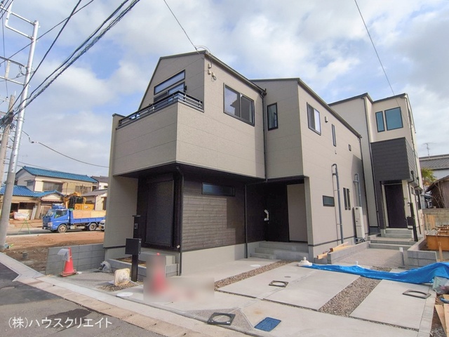 千葉県市川市香取1丁目の新築戸建て完成写真 2026年2月23日撮影