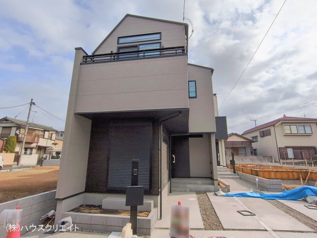 千葉県市川市香取1丁目の新築戸建て完成写真 2026年2月23日撮影