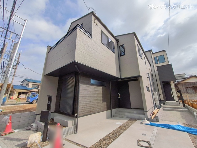 千葉県市川市香取1丁目の新築戸建て完成写真 2026年2月23日撮影