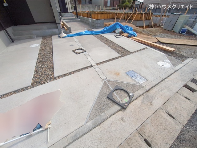 千葉県市川市香取1丁目の新築戸建て完成写真 2026年2月23日撮影