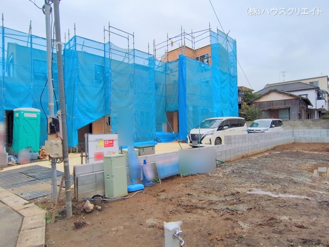千葉県市川市香取１丁目の新築戸建て更地・土地写真 2025年11月12日撮影