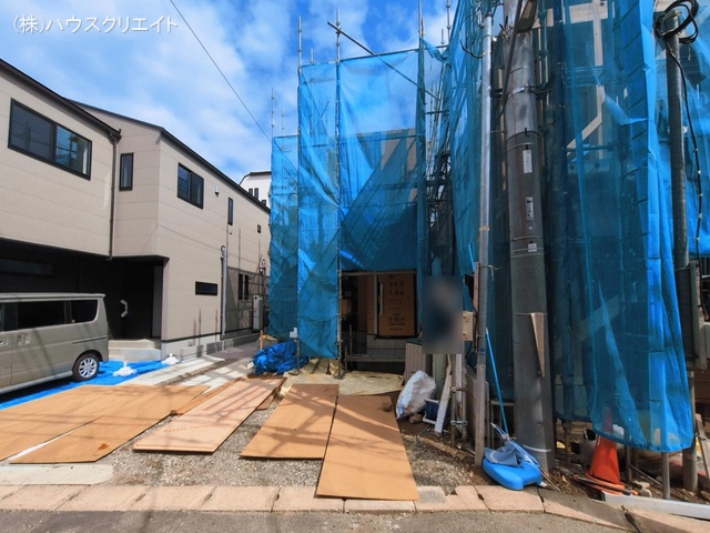 千葉県市川市香取1丁目の新築戸建て上棟写真 2026年3月15日撮影