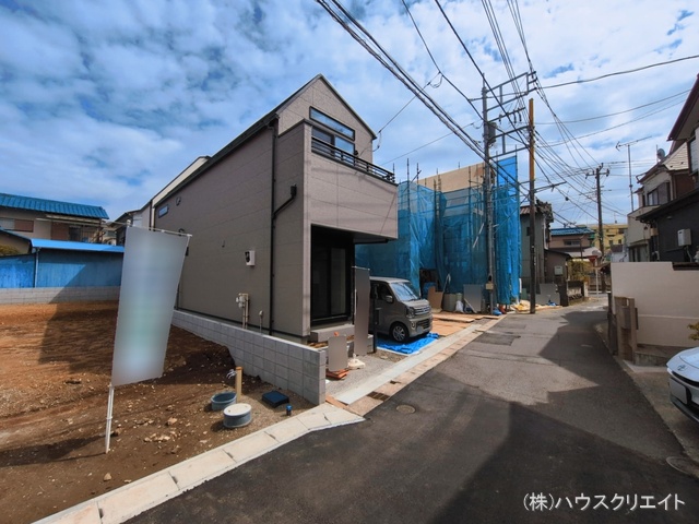 千葉県市川市香取1丁目の新築戸建て上棟写真 2026年3月15日撮影