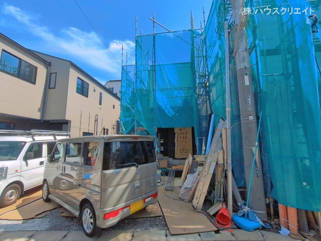 千葉県市川市香取1丁目の新築戸建てシート写真 2026年4月16日撮影
