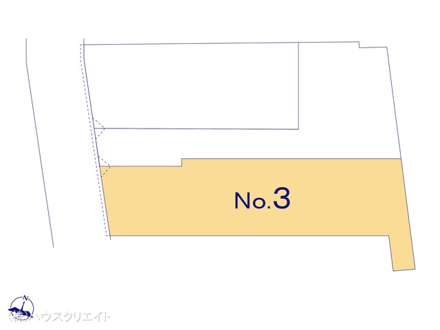 千葉県市川市香取１丁目の新築戸建て全体区画図 ※図面と異なる場合は現況を優先