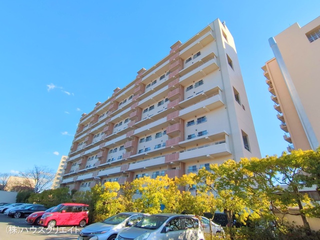 千葉県我孫子市つくし野3丁目のマンション『我孫子ビレジ3号棟』外観写真 2025年2月25日撮影