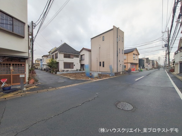 千葉県松戸市栄町７丁目の新築戸建て更地・土地写真 2026年1月6日撮影
