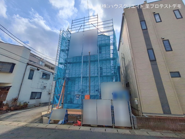 千葉県松戸市栄町７丁目の新築戸建てシート写真 2026年2月17日撮影