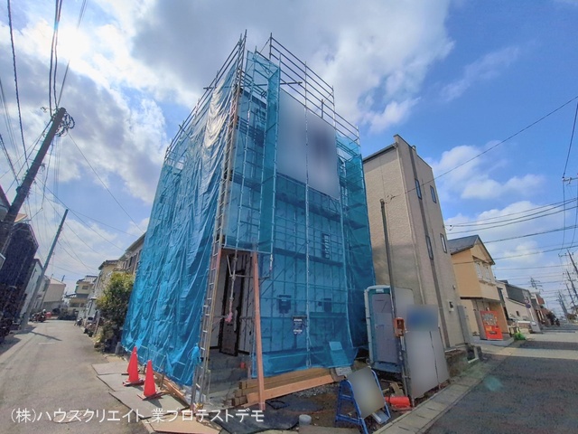 千葉県松戸市栄町７丁目の新築戸建てシート写真 2026年2月17日撮影