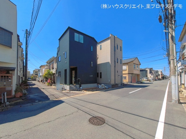 千葉県松戸市栄町７丁目の新築戸建て外構写真 2026年4月7日撮影