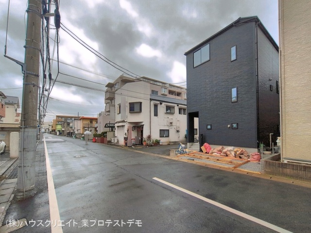 千葉県松戸市栄町７丁目の新築戸建て外構写真 2026年4月9日撮影