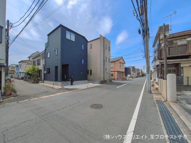 千葉県松戸市栄町７丁目の新築戸建て完成写真 2026年4月27日撮影