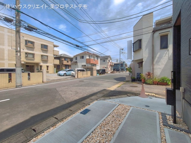 千葉県松戸市栄町７丁目の新築戸建て完成写真 2026年4月27日撮影