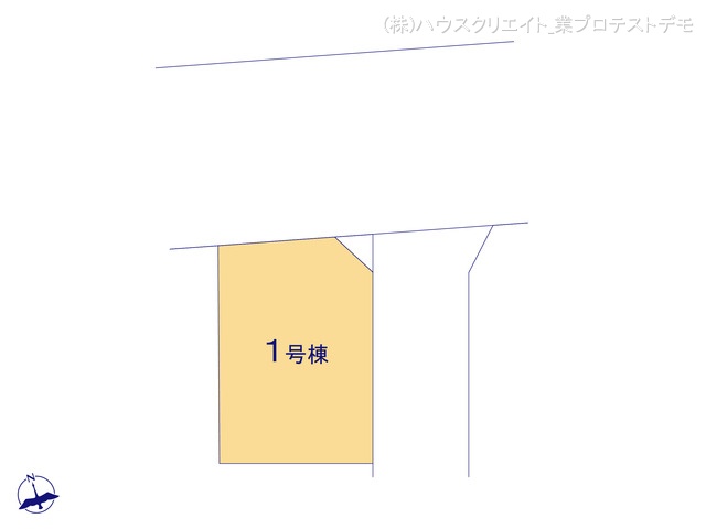 千葉県松戸市栄町７丁目の新築戸建て全体区画図 ※図面と異なる場合は現況を優先