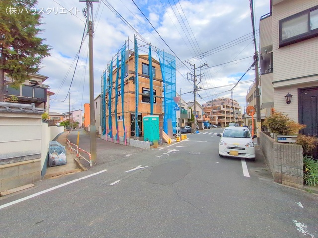 千葉県市川市関ケ島の新築戸建て上棟写真 2025年11月17日撮影