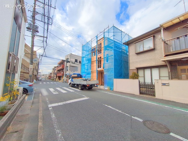 千葉県市川市関ケ島の新築戸建て上棟写真 2025年11月17日撮影