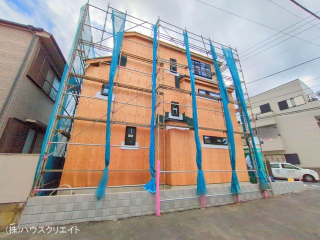 千葉県市川市関ケ島の新築戸建て上棟写真 2025年11月17日撮影