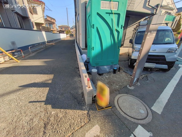 千葉県市川市関ケ島の新築戸建て外構写真 2026年1月12日撮影