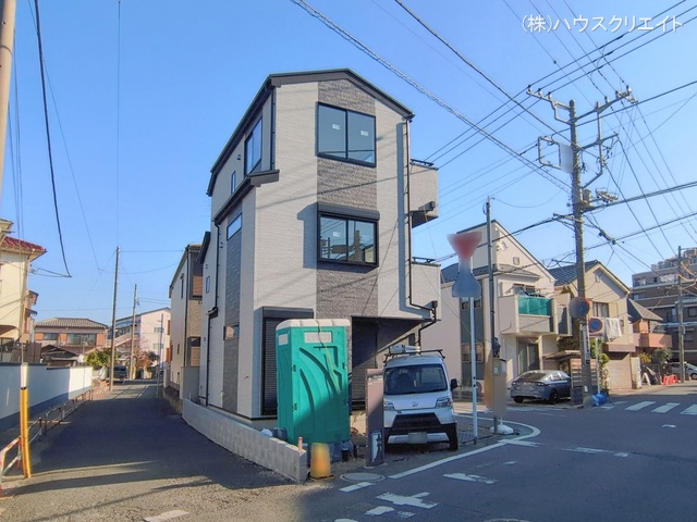 千葉県市川市関ケ島の新築戸建て外構写真 2026年1月12日撮影