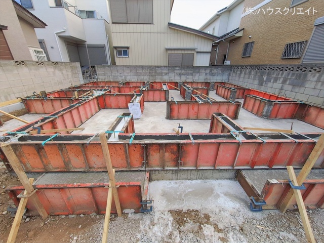 千葉県鎌ケ谷市丸山１丁目の新築戸建て基礎写真 2026年1月25日撮影