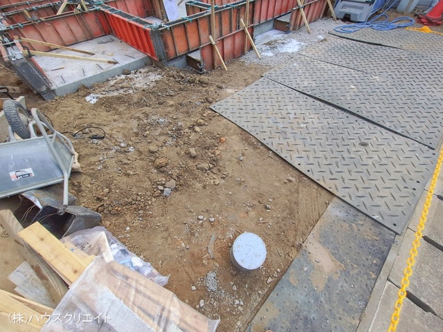 千葉県鎌ケ谷市丸山１丁目の新築戸建て基礎写真 2026年1月25日撮影