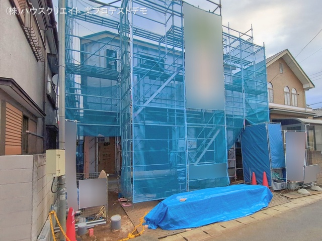 千葉県鎌ケ谷市丸山１丁目の新築戸建てシート写真 2026年2月15日撮影