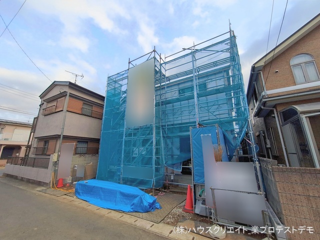 千葉県鎌ケ谷市丸山１丁目の新築戸建てシート写真 2026年2月15日撮影