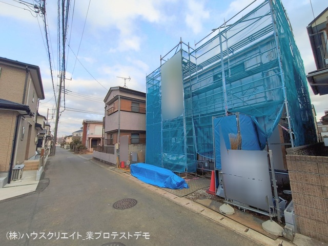千葉県鎌ケ谷市丸山１丁目の新築戸建てシート写真 2026年2月15日撮影