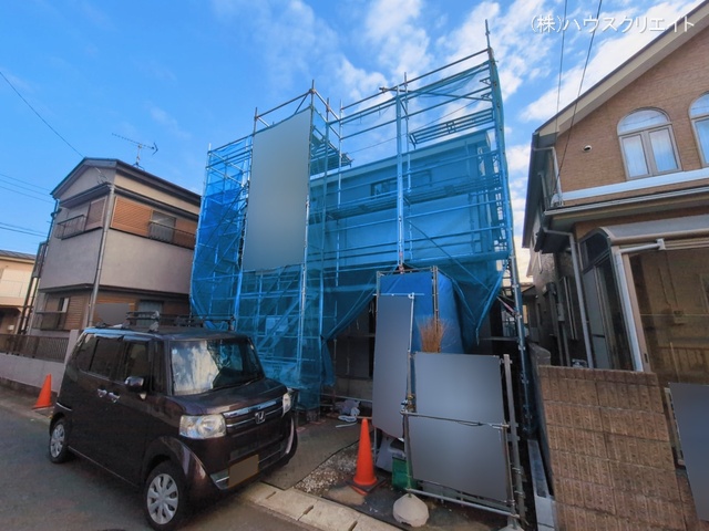 千葉県鎌ケ谷市丸山１丁目の新築戸建てシート写真 2026年3月5日撮影