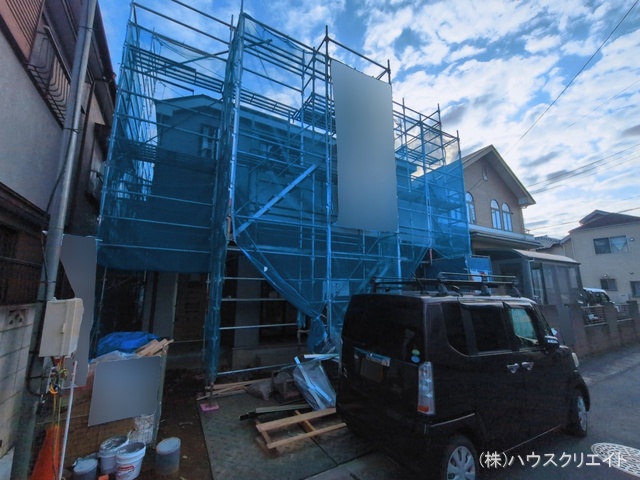 千葉県鎌ケ谷市丸山１丁目の新築戸建てシート写真 2026年3月5日撮影