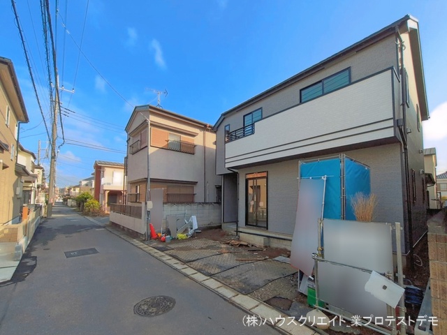 千葉県鎌ケ谷市丸山１丁目の新築戸建て外構写真 2026年3月26日撮影