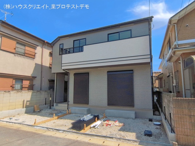 千葉県鎌ケ谷市丸山１丁目の新築戸建て外構写真 2026年4月16日撮影