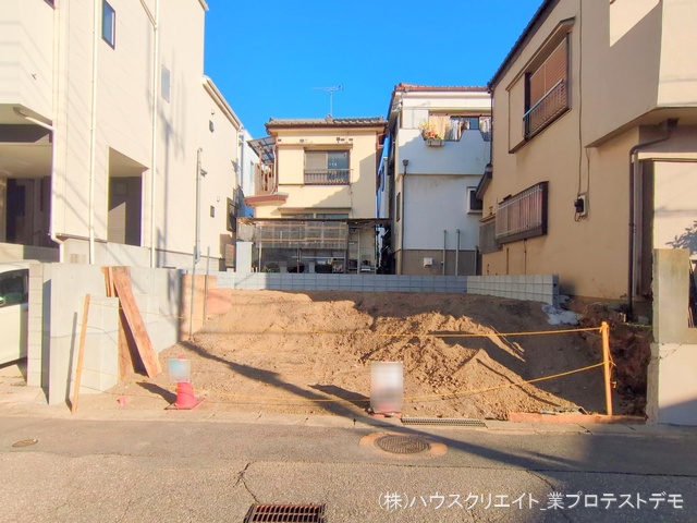 千葉県市川市原木３丁目の新築戸建て更地・土地写真 2025年12月7日撮影