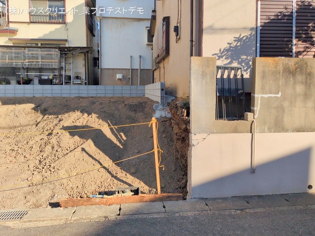 千葉県市川市原木３丁目の新築戸建て更地・土地写真 2025年12月7日撮影