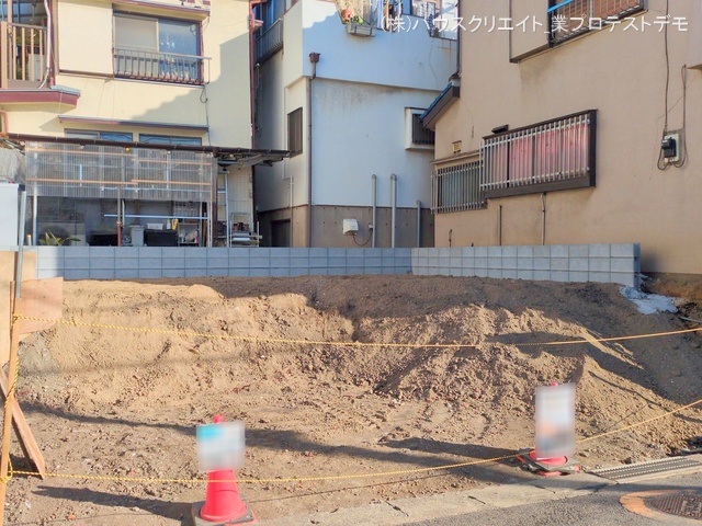 千葉県市川市原木３丁目の新築戸建て更地・土地写真 2025年12月7日撮影