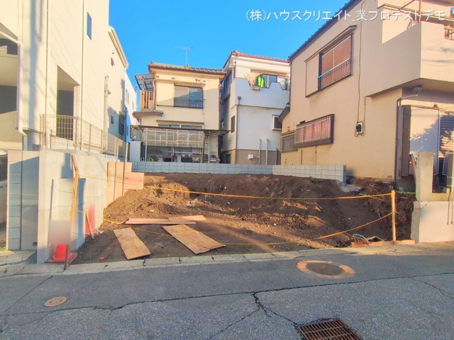 千葉県市川市原木３丁目の新築戸建て更地・土地写真 2025年12月22日撮影