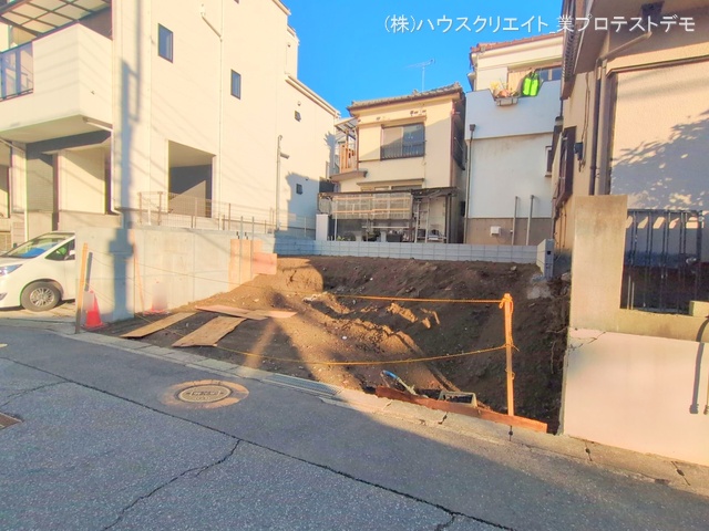 千葉県市川市原木３丁目の新築戸建て更地・土地写真 2025年12月22日撮影