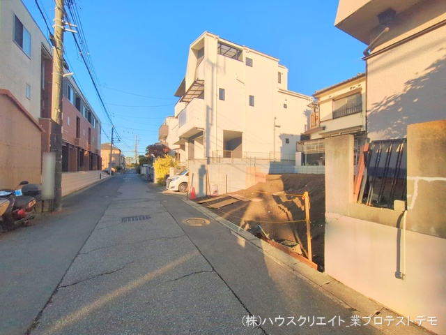 千葉県市川市原木３丁目の新築戸建て更地・土地写真 2025年12月22日撮影