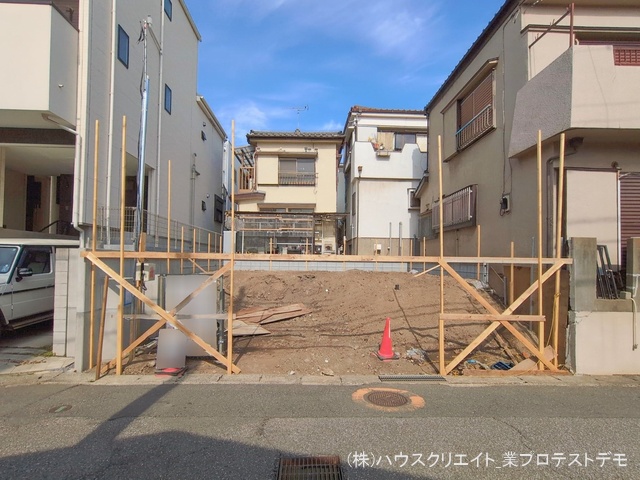 千葉県市川市原木３丁目の新築戸建て基礎写真 2026年2月19日撮影