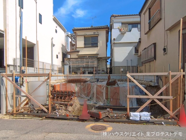 千葉県市川市原木３丁目の新築戸建て基礎写真 2026年4月16日撮影