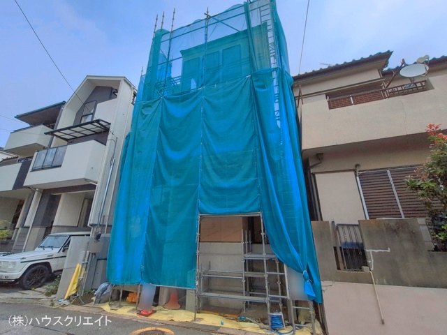 千葉県市川市原木３丁目の新築戸建て上棟写真 2026年7月6日撮影