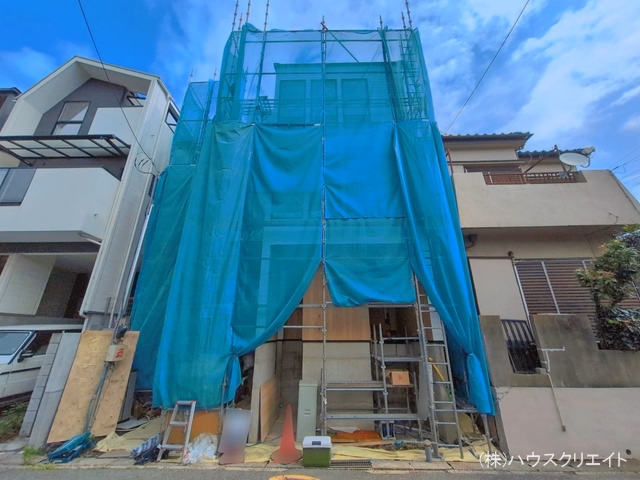 千葉県市川市原木３丁目の新築戸建てシート写真 2026年7月26日撮影