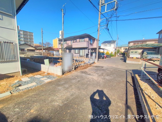 千葉県流山市向小金１丁目の新築戸建て基礎写真 2025年11月30日撮影