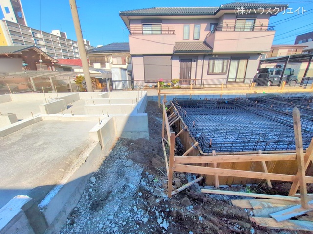 千葉県流山市向小金1丁目の新築戸建て基礎写真 2025年11月30日撮影
