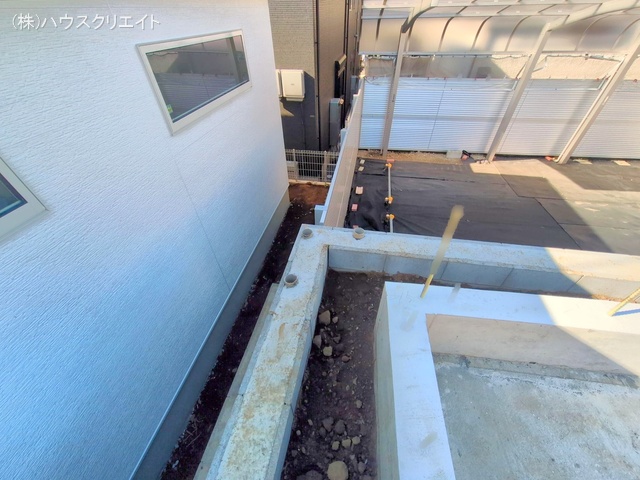 千葉県流山市向小金1丁目の新築戸建て基礎写真 2025年11月30日撮影