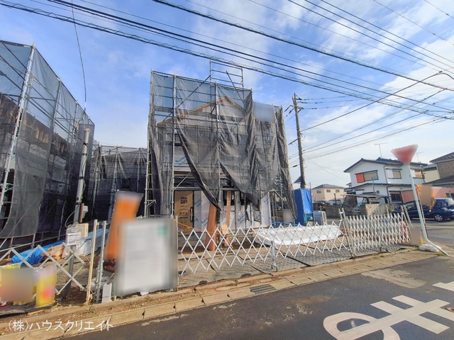 千葉県松戸市栄町西５丁目の新築戸建てシート写真 2026年1月6日撮影